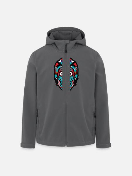 They Live Skull Alien Obey Gehorche T-Shirt Hoodie - Recycelte Männer Softshell-Jacke von Stanley/Stella - Anthrazit
