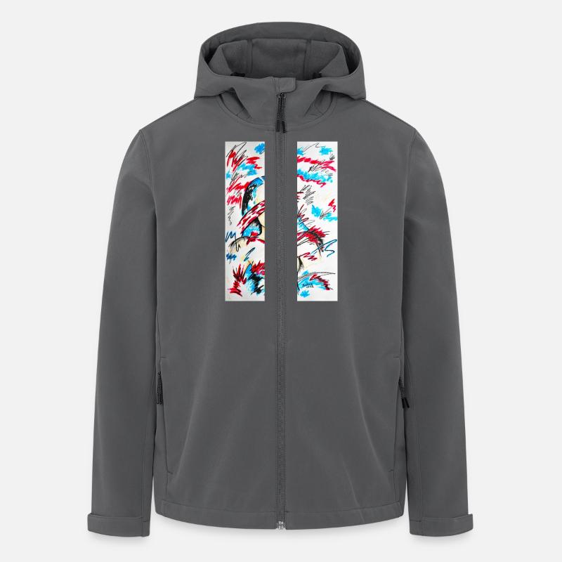 Geblendetes Mädchen - Recycelte Männer Softshell-Jacke von Stanley/Stella - Anthrazit