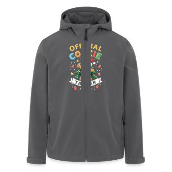 Official Cookie Taster - Recycelte Männer Softshell-Jacke von Stanley/Stella - Anthrazit - Vorne - AI Model Male 185 light (185cm)