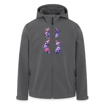 Frauentag: 8. Marsch gemeinsam für Stärke und Freiheit - Recycelte Männer Softshell-Jacke von Stanley/Stella - Anthrazit - Vorne - AI Model Male 185 light (185cm)