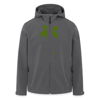 palme - Recycelte Männer Softshell-Jacke von Stanley/Stella - Anthrazit - Vorne - AI Model Male 185 light (185cm)