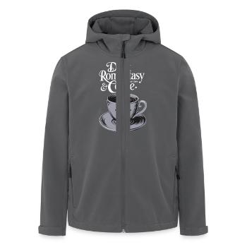 Dark Romantasy & Coffee - Recycelte Männer Softshell-Jacke von Stanley/Stella - Anthrazit - Vorne - AI Model Male 185 light (185cm)