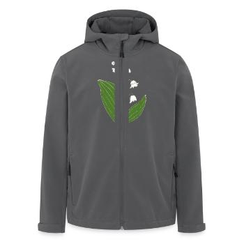 maigloeckchen 2 6 - Recycelte Männer Softshell-Jacke von Stanley/Stella - Anthrazit - Vorne - AI Model Male 185 light (185cm)