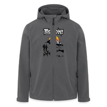TREKKING UND WANDERN GESCHENKE - Recycelte Männer Softshell-Jacke von Stanley/Stella - Anthrazit - Vorne - AI Model Male 185 light (185cm)