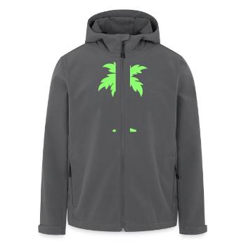 palme - Recycelte Männer Softshell-Jacke von Stanley/Stella - Anthrazit - Vorne - AI Model Male 185 light (185cm)
