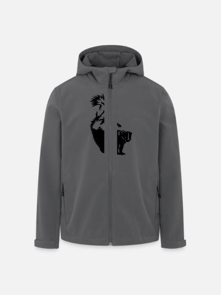 Stinktier - Recycelte Männer Softshell-Jacke von Stanley/Stella - Anthrazit