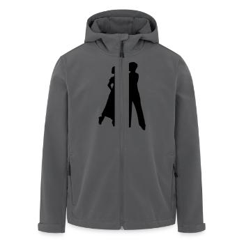 Tanzen - Recycelte Männer Softshell-Jacke von Stanley/Stella - Anthrazit - Vorne - AI Model Male 185 light (185cm)