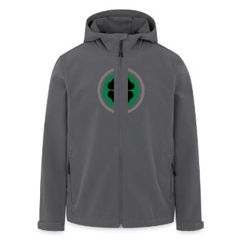 Flogging Molly Shamrock - Recycelte Männer Softshell-Jacke von Stanley/Stella - Anthrazit - Vorne - AI Model Male 185 light (185cm)