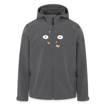 CD - Baby Kreisch Flasche Windel Schnuller Essen - - Recycelte Männer Softshell-Jacke von Stanley/Stella - Anthrazit - Vorne - AI Model Male 185 light (185cm)
