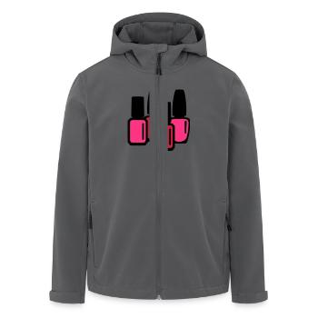 Nagellack - Recycelte Männer Softshell-Jacke von Stanley/Stella - Anthrazit - Vorne - AI Model Male 185 light (185cm)