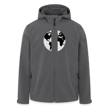 Earth - Erde - Recycelte Männer Softshell-Jacke von Stanley/Stella - Anthrazit - Vorne - AI Model Male 185 light (185cm)