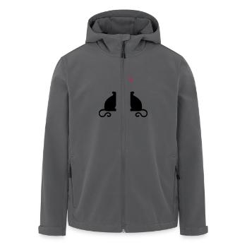 Maus - Recycelte Männer Softshell-Jacke von Stanley/Stella - Anthrazit - Vorne - AI Model Male 185 light (185cm)
