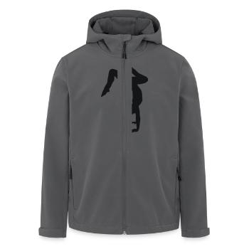 Handstand - Recycelte Männer Softshell-Jacke von Stanley/Stella - Anthrazit - Vorne - AI Model Male 185 light (185cm)
