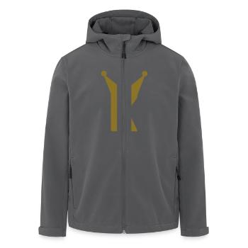 Krone k w22 - Recycelte Männer Softshell-Jacke von Stanley/Stella - Anthrazit - Vorne - AI Model Male 185 light (185cm)