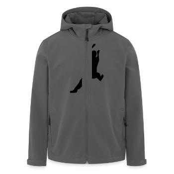 Handball Torhüter - Recycelte Männer Softshell-Jacke von Stanley/Stella - Anthrazit - Vorne - AI Model Male 185 light (185cm)