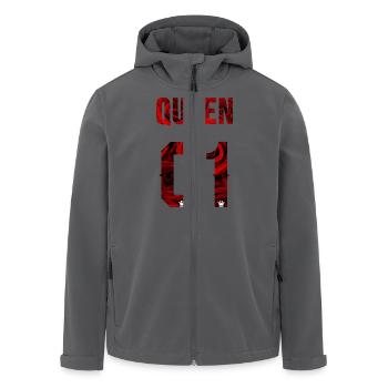 Queen - Recycelte Männer Softshell-Jacke von Stanley/Stella - Anthrazit - Vorne - AI Model Male 185 light (185cm)