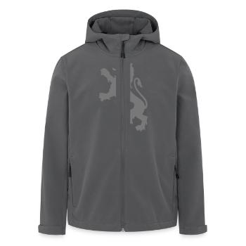 Lion - Recycelte Männer Softshell-Jacke von Stanley/Stella - Anthrazit - Vorne - AI Model Male 185 light (185cm)