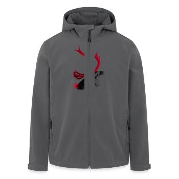 Rentier - Recycelte Männer Softshell-Jacke von Stanley/Stella - Anthrazit - Vorne - AI Model Male 185 light (185cm)