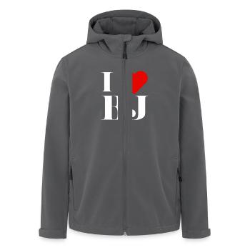 I LOVE BJ - Recycelte Männer Softshell-Jacke von Stanley/Stella - Anthrazit - Vorne - AI Model Male 185 light (185cm)