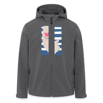 Mum Tattoo - Recycelte Männer Softshell-Jacke von Stanley/Stella - Anthrazit - Vorne - AI Model Male 185 light (185cm)