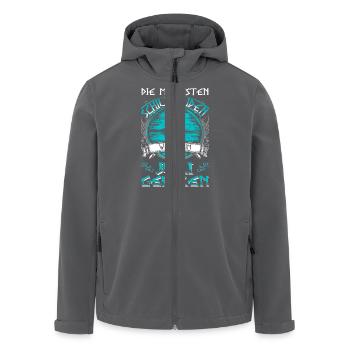 Juli - Schildmaid - Geburtstag - DE - Recycelte Männer Softshell-Jacke von Stanley/Stella - Anthrazit - Vorne - AI Model Male 185 light (185cm)