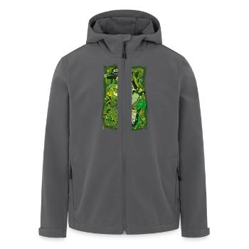 lsd_absinth - Recycelte Männer Softshell-Jacke von Stanley/Stella - Anthrazit - Vorne - AI Model Male 185 light (185cm)