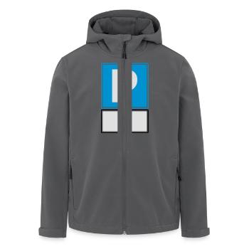 parken parkplatz - Recycelte Männer Softshell-Jacke von Stanley/Stella - Anthrazit - Vorne - AI Model Male 185 light (185cm)