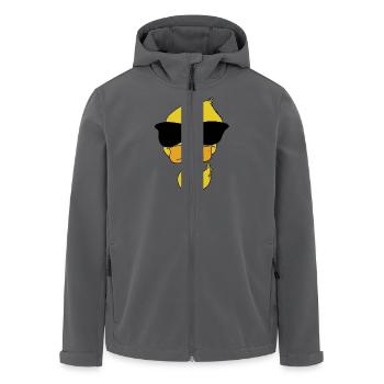 Cool Duck - Recycelte Männer Softshell-Jacke von Stanley/Stella - Anthrazit - Vorne - AI Model Male 185 light (185cm)