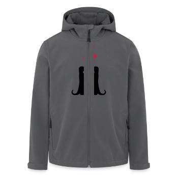 Erdmännchen - Recycelte Männer Softshell-Jacke von Stanley/Stella - Anthrazit - Vorne - AI Model Male 185 light (185cm)