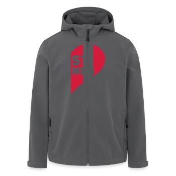 Freunde - Recycelte Männer Softshell-Jacke von Stanley/Stella - Anthrazit - Vorne - AI Model Male 185 light (185cm)