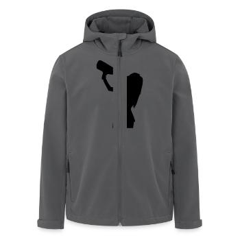 party girl drinking - Recycelte Männer Softshell-Jacke von Stanley/Stella - Anthrazit - Vorne - AI Model Male 185 light (185cm)