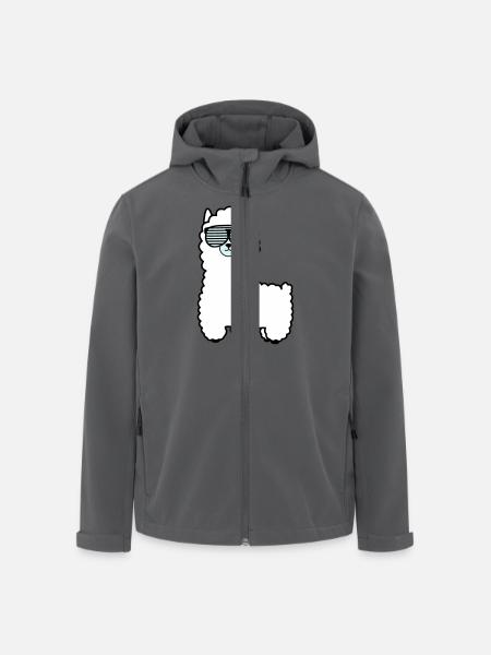 lama_002 - Recycelte Männer Softshell-Jacke von Stanley/Stella - Anthrazit