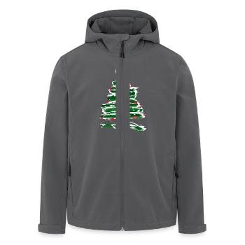 Weihnachtsbaum -g1 - Recycelte Männer Softshell-Jacke von Stanley/Stella - Anthrazit - Vorne - AI Model Male 185 light (185cm)