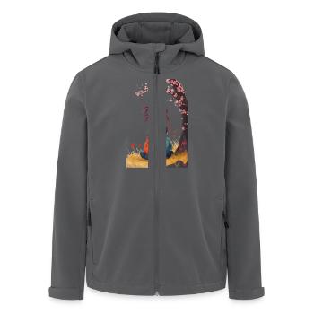 Freunde für immer - Recycelte Männer Softshell-Jacke von Stanley/Stella - Anthrazit - Vorne - AI Model Male 185 light (185cm)