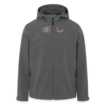 Basel City - Recycelte Männer Softshell-Jacke von Stanley/Stella - Anthrazit - Vorne - AI Model Male 185 light (185cm)