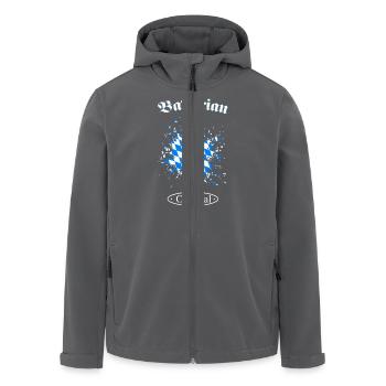 Bayern - Bavaria - Recycelte Männer Softshell-Jacke von Stanley/Stella - Anthrazit - Vorne - AI Model Male 185 light (185cm)