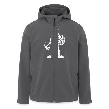 wikinger warrior - Recycelte Männer Softshell-Jacke von Stanley/Stella - Anthrazit - Vorne - AI Model Male 185 light (185cm)