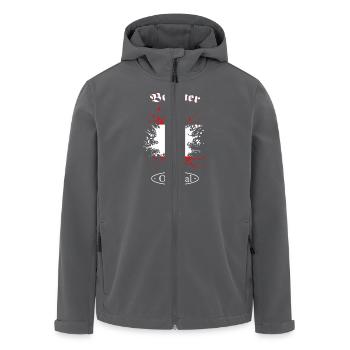 Berliner Original - Recycelte Männer Softshell-Jacke von Stanley/Stella - Anthrazit - Vorne - AI Model Male 185 light (185cm)