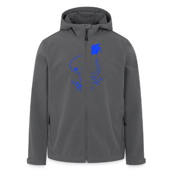 Oktopus Schulabschluss Abitur bestanden College - Recycelte Männer Softshell-Jacke von Stanley/Stella - Anthrazit - Vorne - AI Model Male 185 light (185cm)