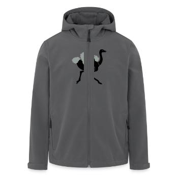 Strauss - Recycelte Männer Softshell-Jacke von Stanley/Stella - Anthrazit - Vorne - AI Model Male 185 light (185cm)