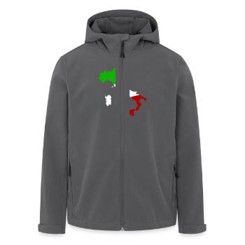 italien land - Recycelte Männer Softshell-Jacke von Stanley/Stella - Anthrazit - Vorne - AI Model Male 185 light (185cm)