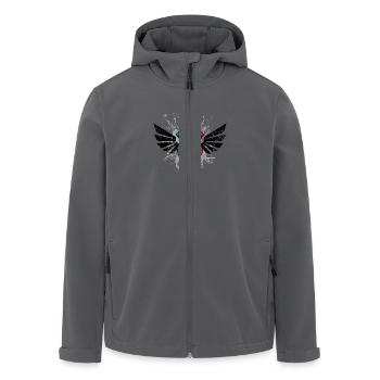 Mexico soccer emblem flag de - Recycelte Männer Softshell-Jacke von Stanley/Stella - Anthrazit - Vorne - AI Model Male 185 light (185cm)