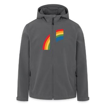 rainbow lbgt - Recycelte Männer Softshell-Jacke von Stanley/Stella - Anthrazit - Vorne - AI Model Male 185 light (185cm)