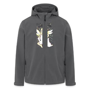 Holger die Faldfee - Recycelte Männer Softshell-Jacke von Stanley/Stella - Anthrazit - Vorne - AI Model Male 185 light (185cm)