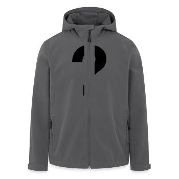 ? question mark fragezeichen - Recycelte Männer Softshell-Jacke von Stanley/Stella - Anthrazit - Vorne - AI Model Male 185 light (185cm)