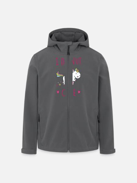 I Donut Care - Recycelte Männer Softshell-Jacke von Stanley/Stella - Anthrazit