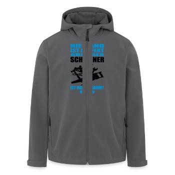 Schreiner Tischler - Recycelte Männer Softshell-Jacke von Stanley/Stella - Anthrazit - Vorne - AI Model Male 185 light (185cm)