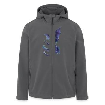 celestial dragon - Recycelte Männer Softshell-Jacke von Stanley/Stella - Anthrazit - Vorne - AI Model Male 185 light (185cm)