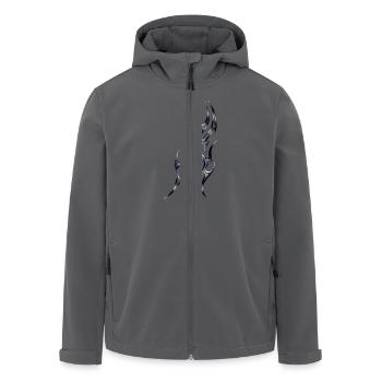 Tribal 3 von Custom - Recycelte Männer Softshell-Jacke von Stanley/Stella - Anthrazit - Vorne - AI Model Male 185 light (185cm)