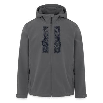 Wildcat einfarbig - Recycelte Männer Softshell-Jacke von Stanley/Stella - Anthrazit - Vorne - AI Model Male 185 light (185cm)